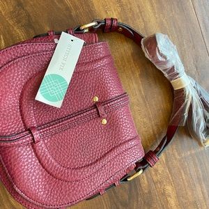 NEW/TAGS! Linea Pelle Paige Mini Saddle Crossbody